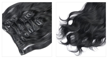 Hot Sale Hair Extension Card Sub Hair Seven Pieces Wig Piece Real Hair Piece Manufacturers Wig Wholesale