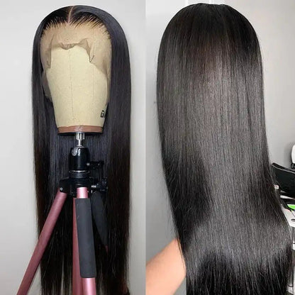 100% Brazilian Raw Human Hair Wig 13X4 Lace Frontal Wigs