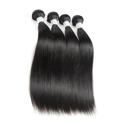 New Real Hair Curtain Hair Bundles Smooth Straight Brazilian Hair Manufacturers Wig Wholesale