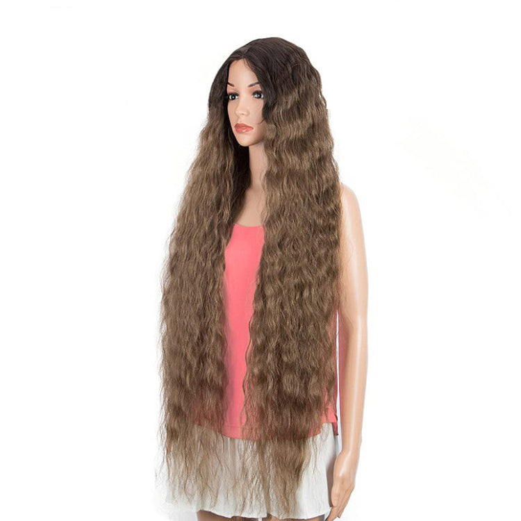 100cm Female Long Curly Hair Kanekalon Beyonce Wig 1 Meter Wig 40 Inches