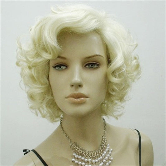 marilynmonroewig UK Amazon gold retro black brown Marilyn Monroe wig female
