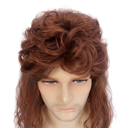7080s Brian May Rocker Mullet Wig