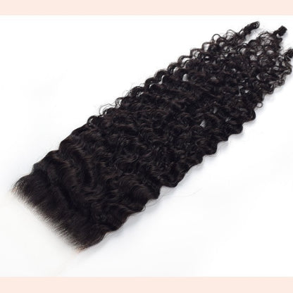 Lace Hair Block Wig Brazila Hair Bundle Burmese Curly Human Hair Curtains