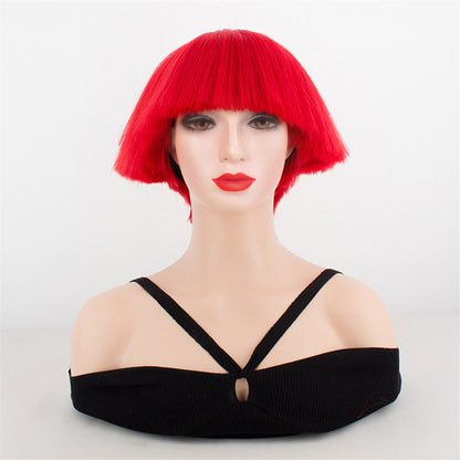 Lady Gaga Bobble Head Bowl hair cut Wig Independent Station High Temperature hair