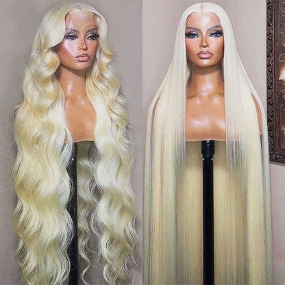 Raw Hair Body Wave 613# 13x4 Frontal Wig Human Hair