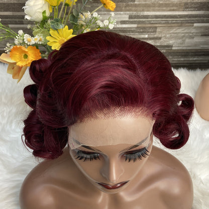 Hot New 5*5 Lace bob Loose Hair Wig 100% Real Hair