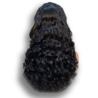 Fumi loose Lace Wigs Front Lace Wigs 300% No Glue Head Covering Real Hair