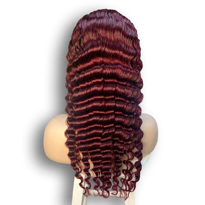 Lace Front Wig 13*4 Real Hair Can Be Attached to Each Curvature Color