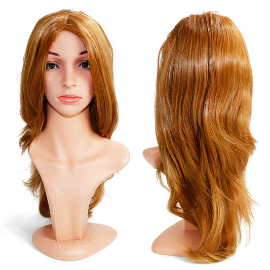 Hot Sale Chemical Fiber Hair Natural Realistic Fashion Head Cover Female Wigs