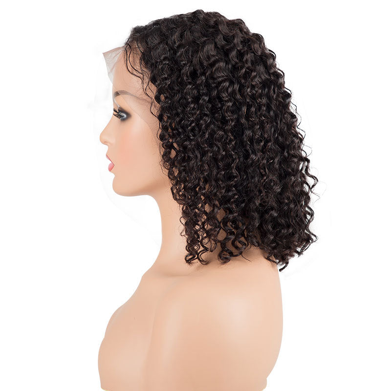 Hot Sale Human Hair 13*4 Hand-woven Lace Hair Head Covering Real Hairhair Curly Hair Manufacturer Wigs Wholesale