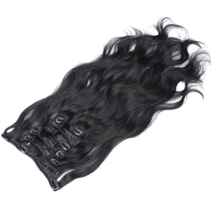 Hot Sale Hair Extension Card Sub Hair Seven Pieces Wig Piece Real Hair Piece Manufacturers Wig Wholesale