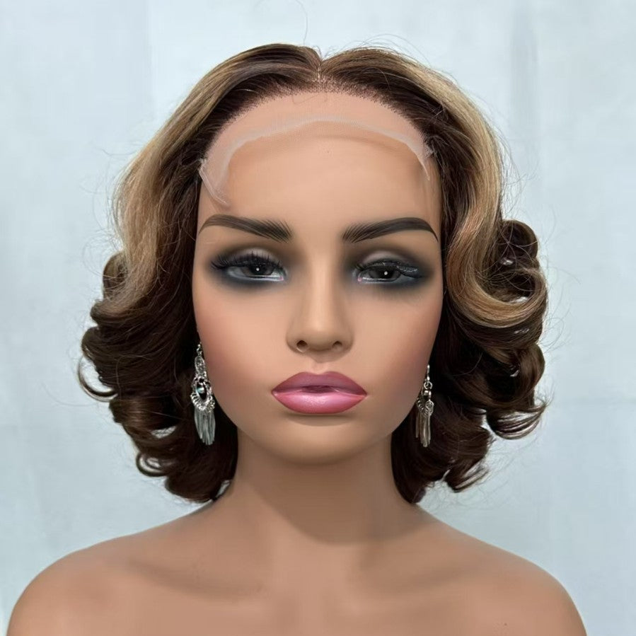 Loose Wave Bob Human Hair 13*4 Real Hair Wig