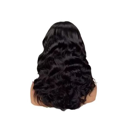 13x4 BodyWave Frontal WigsHair Human Front Yellow Silk Real Hair Wigs