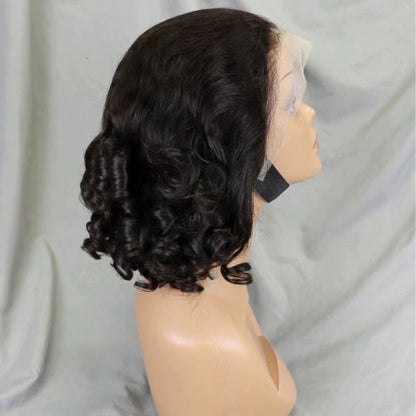 13x4 bob Loose Wig Human Hair Real Human Hair