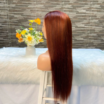 13*4 Lace 100%human Hair Real Hair Front Lace Headgear Real Hair
