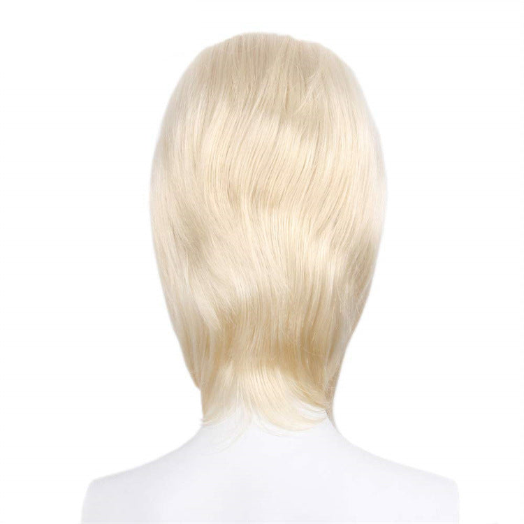 60s Retro Wig 613Blonde Gold 14-inch Party Halloween Wig