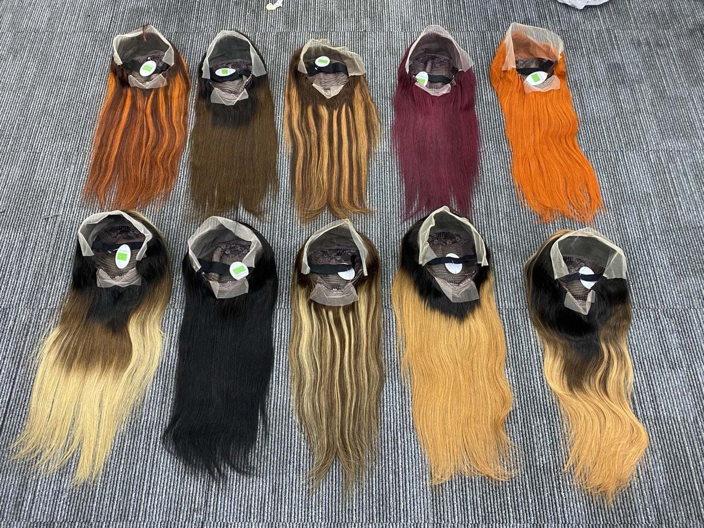 13x4 Full Frontal ST Human Wig Cross Border Real Hair