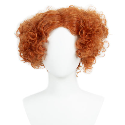 Alice in Wonderland cosplay Mad Hatter orange fluffy high-temperature wig