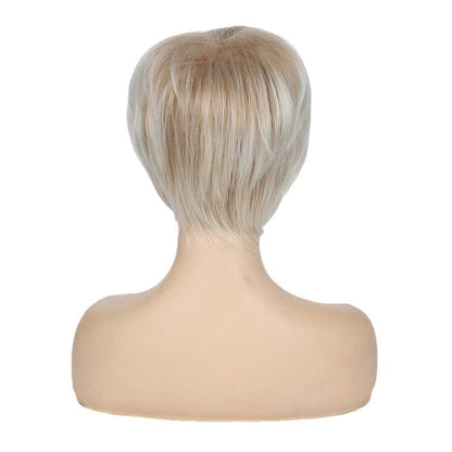 KarenLayered Karen wig European and American side blond white ladies Diana wig diana export