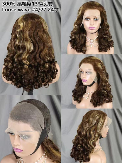 13x4 Lace Loose Wave Wig High Density