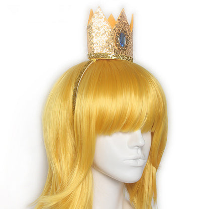 Super Mario Bros. Princess Peach Wig Super Peach Princess Peach Wig