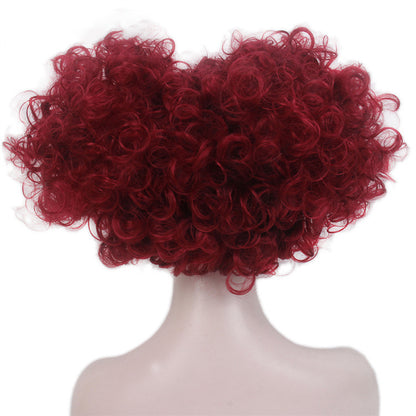 Alice in Wonderland Red Queen Headpiece Halloween Witch Wig