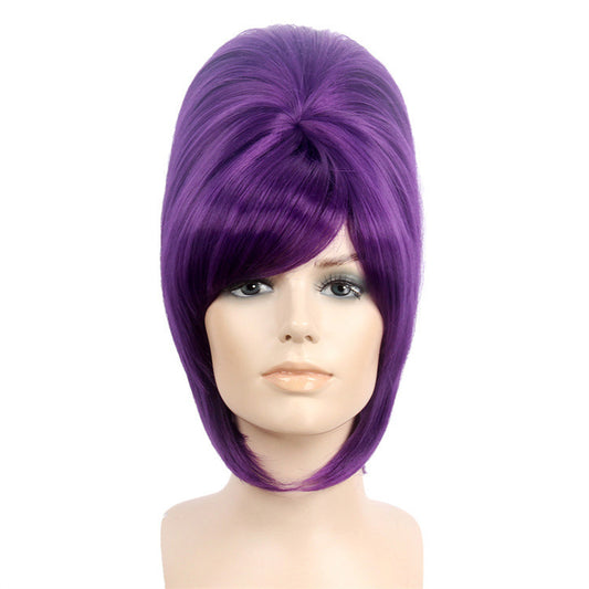 60s Retro Wig 613Blonde Gold 14-inch Party Halloween Wig