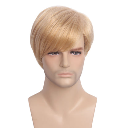 Golden 613 blonde wig 12' short synthetic hair wigs for men