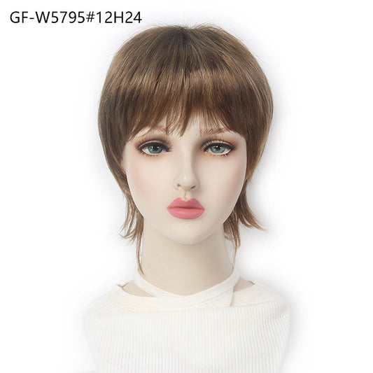 New Wolf Tail Wig Set Female Mullet Head Foreign Trade Wolf Wig