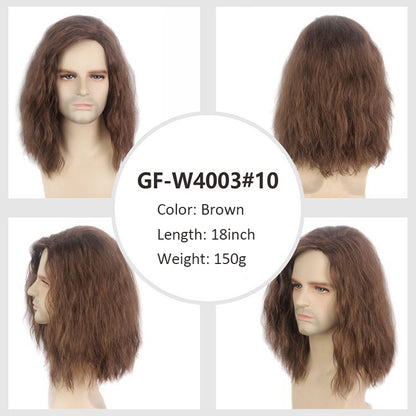 7080s Brian May Rocker Mullet Wig