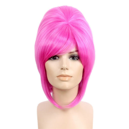 60s Retro Wig 613Blonde Gold 14-inch Party Halloween Wig