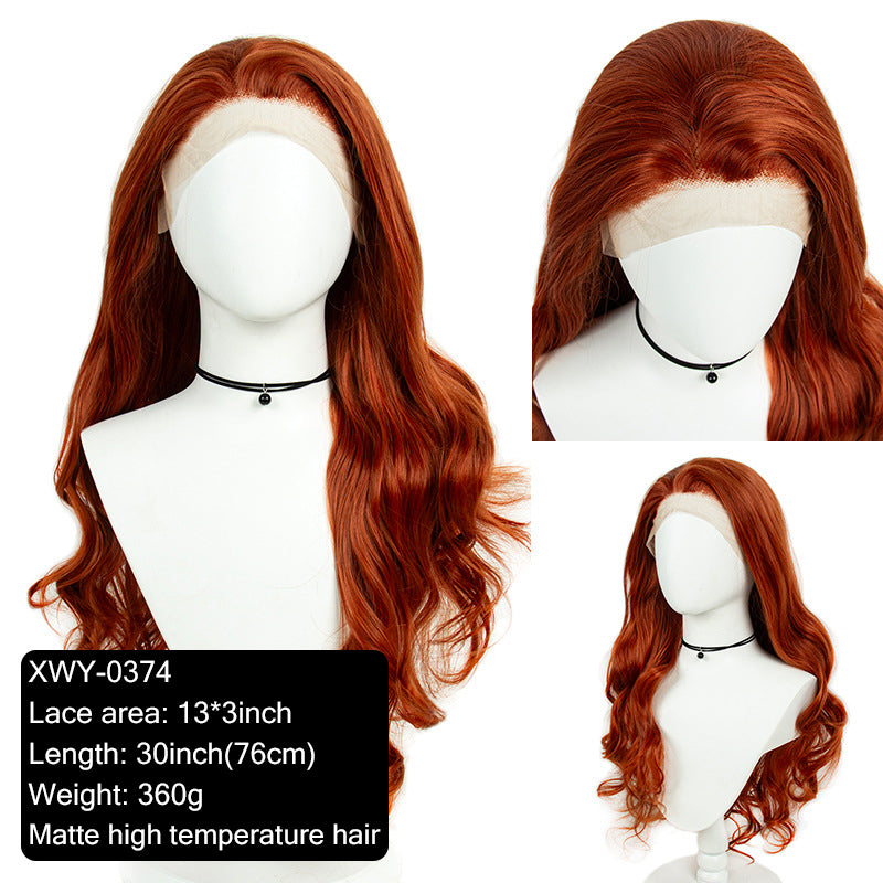 Gray Gradient 32inch Large Area 13x3 Half Hand Hook Front Lace Wig