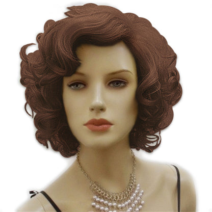 marilynmonroewig UK Amazon gold retro black brown Marilyn Monroe wig female