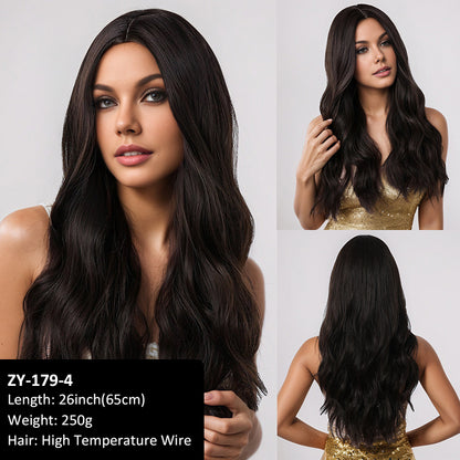 Hot Sale Wig Eight Bangs Full Hair Natural Simulation High Temperature Wire High Level