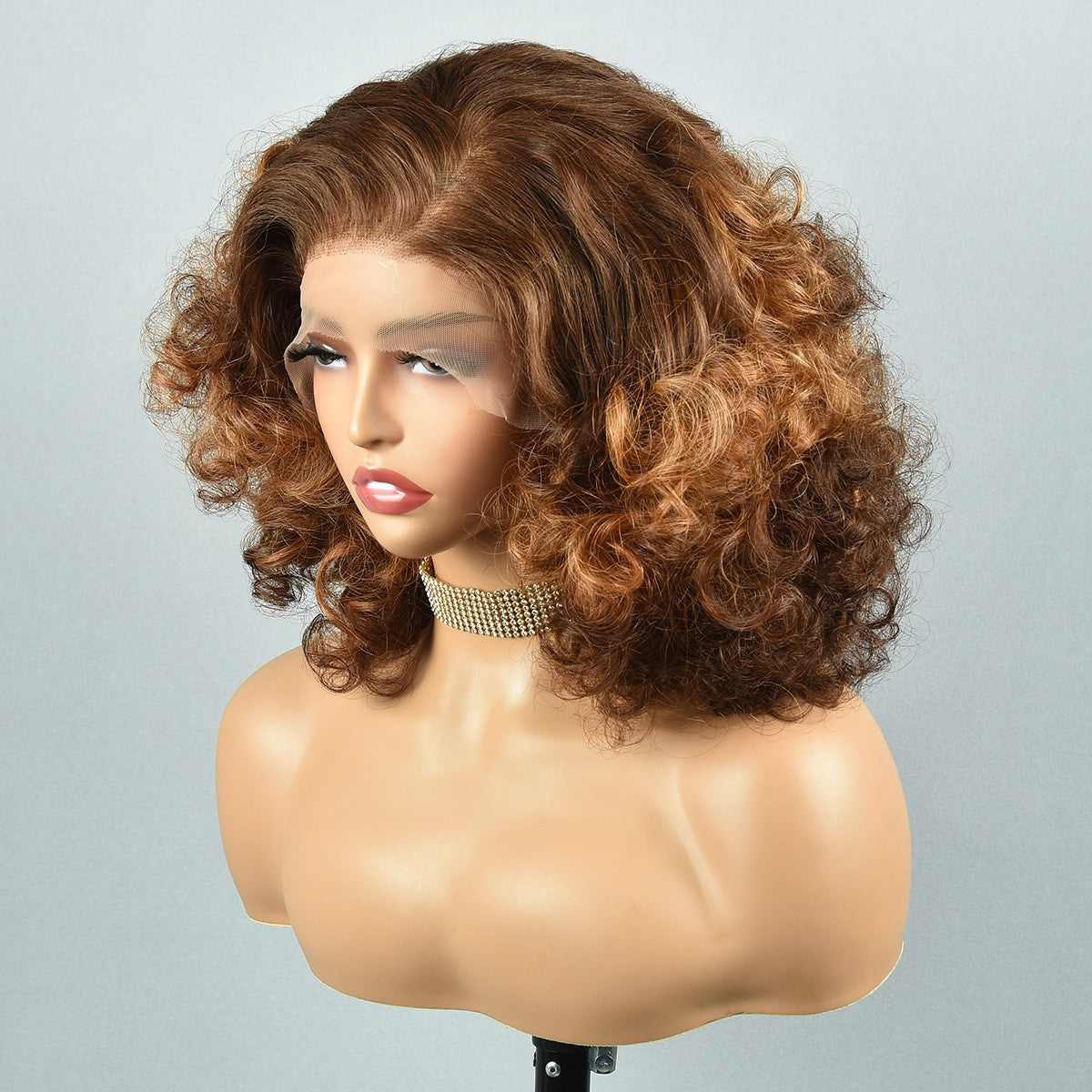 13x4 Lace Super Double Drawn Human Hair Wig African Full Human Hair Head Covers