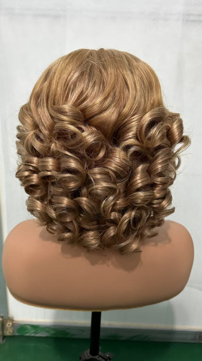 Loose Wave Bob Human Hair 13*4 Real Hair Wig