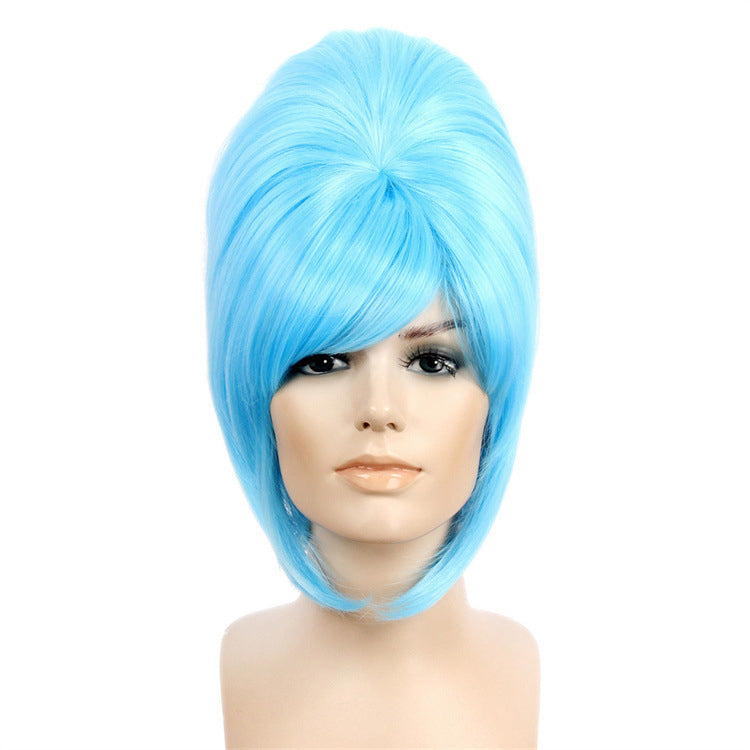 60s Retro Wig 613Blonde Gold 14-inch Party Halloween Wig