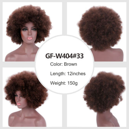 Kanekalon Synthetic Afro Wig