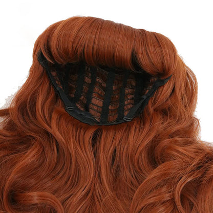 6070s Bouffant High Hat Wig Pegbundy Vintage Long Hair Wig Head
