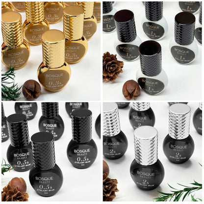 Pegamento para extensiones de pestañas, secado en 2 segundos, color negro, resistente al agua, solo para uso profesional.