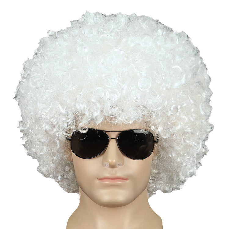 Export to the USA: Men's Black Explosion-Style Full-Head Synthetic Wig for Cross-Border Sales