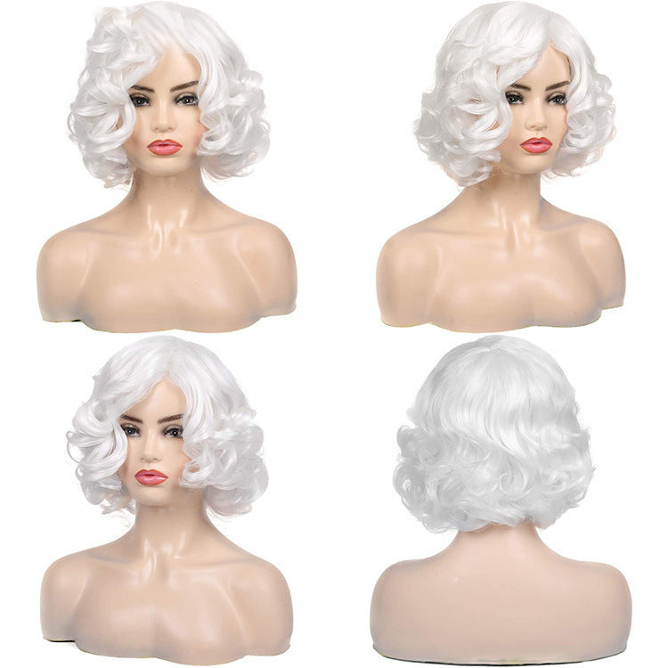 marilynmonroewig UK Amazon gold retro black brown Marilyn Monroe wig female