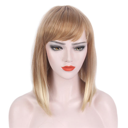 KarenLayered Karen wig European and American side blond white ladies Diana wig diana export