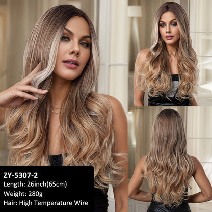 Hot Sale Wig Eight Bangs Full Hair Natural Simulation High Temperature Wire High Level