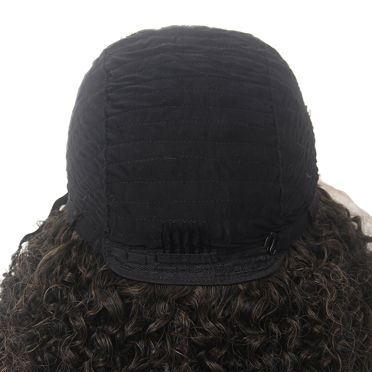Ombre Blonde Curly Lace Front Afro Wigs for Black Women Kinky Curly Afro Bob Wig for Black Women 13x4x1 T-part Synthetic Lace Front Wig 16 Inch