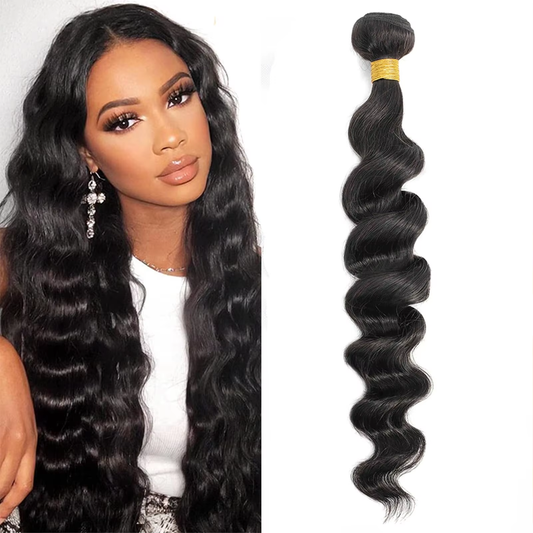 BOSQUE Beauty Premium Deep Wave Weft 100% Unprocessed Virgin Human Hair Stretched Bulk Wholesale Natural Color
