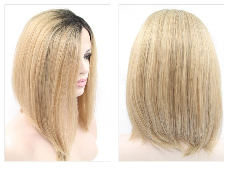 Hot Sale Real Shun Human Hair Real Hair 13*4 Lace Head Cover Wigs Hair