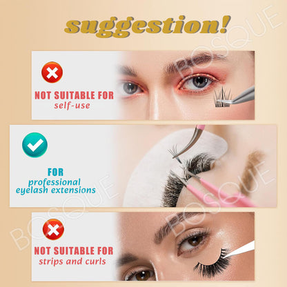 Eyelash Extension Glue 0.3 Second Drying  Black Waterproof Lash Adhesive for Professional USE ONLY