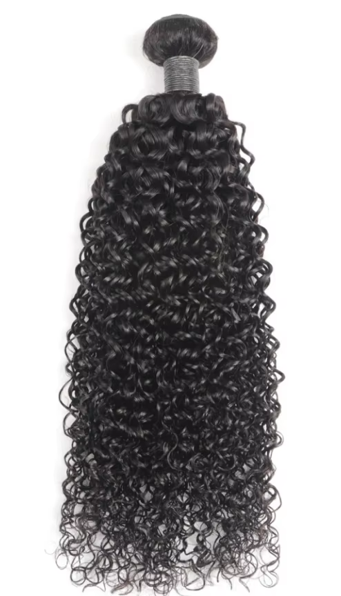 Premium Jerry Curl Human Hair Weft 100% Unprocessed Virgin Hair Natural Black Can Be Dyed & Permed BOSQUE Beauty