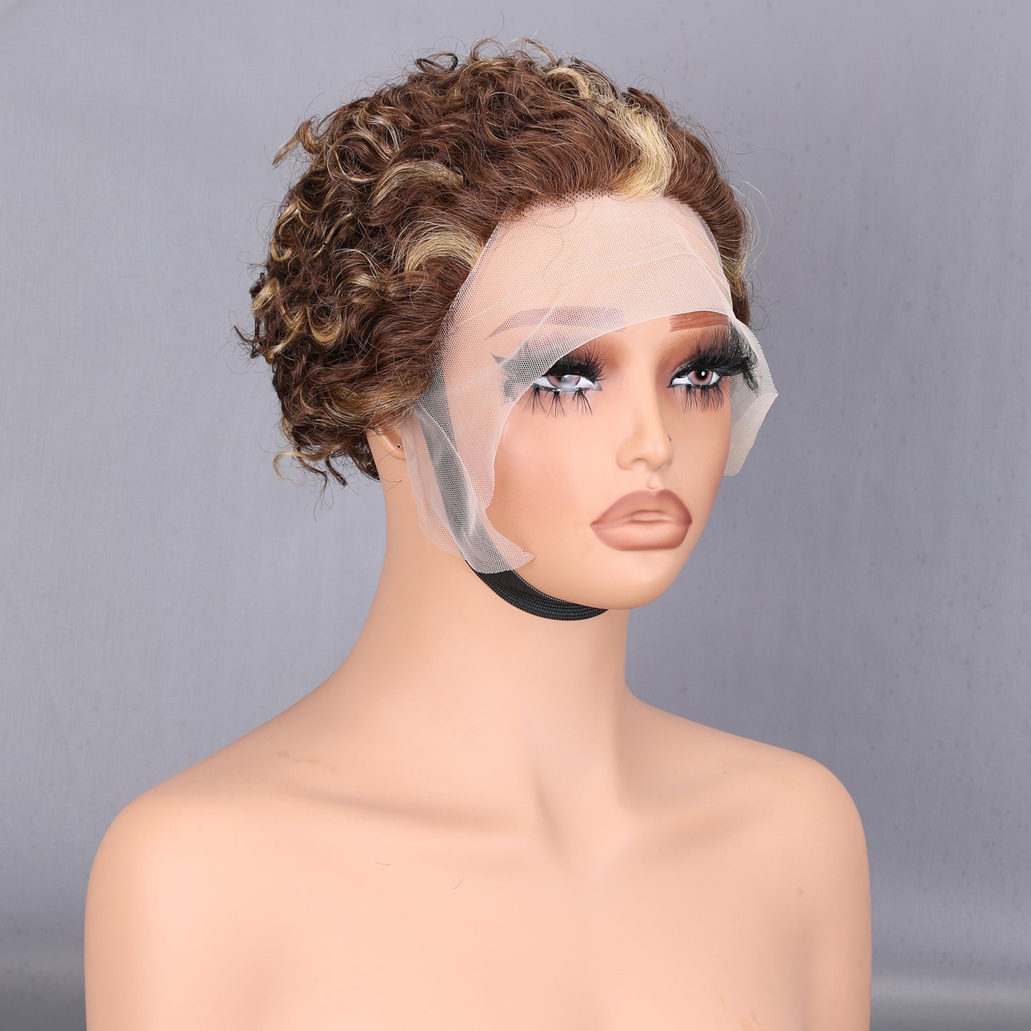 13x4 Lace Front Wig Human Hair 200% Density Short Bob Pre Plucked Bleached Knots Brown BOSQUE Beauty